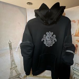 Monarchy Snowboarding Sweatshirt / Hoodie High Zip XL